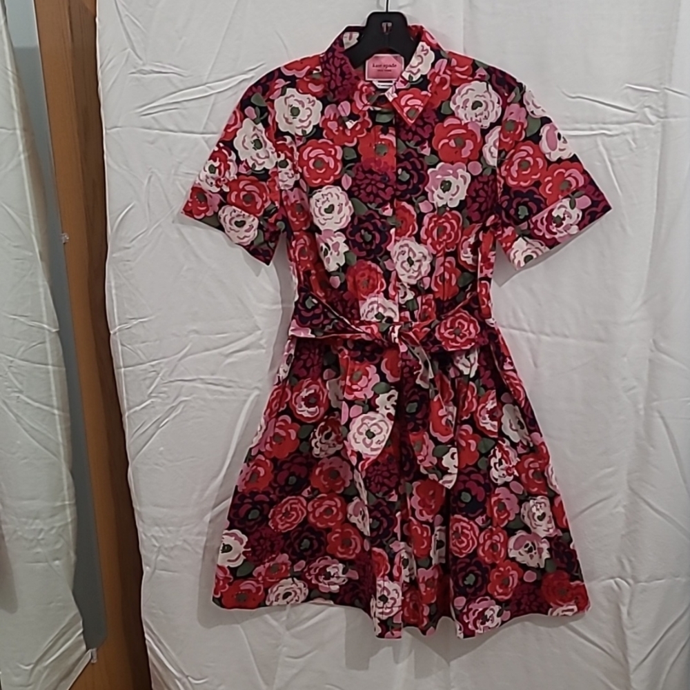 Women's Kate Spade Floral Shirtdress Size XS NWT